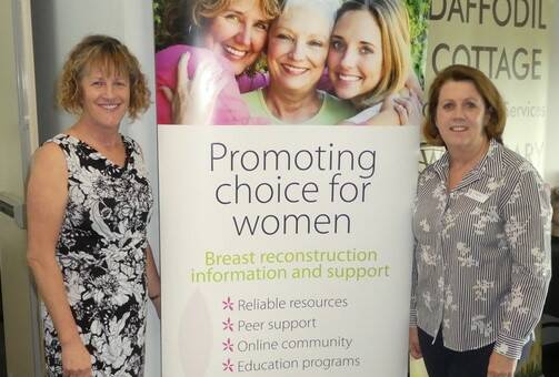 RECLAIM YOUR CURVES: Project coordinator Alison Madden with volunteer Tracey Beacroft at one of the regional workshops. 