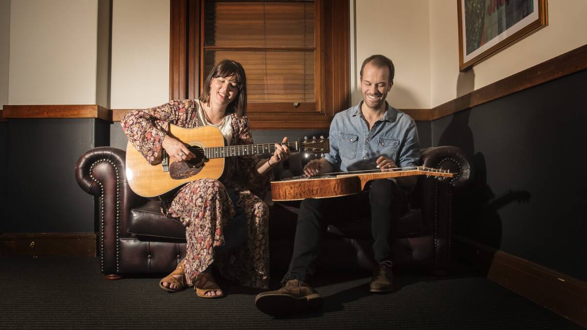 NEW SINGLE: Montgomery Church's Cielle Montgomery and James Church are headed to Tamworth's Country Music Festival in January 2019. Photo: Peter Hardin