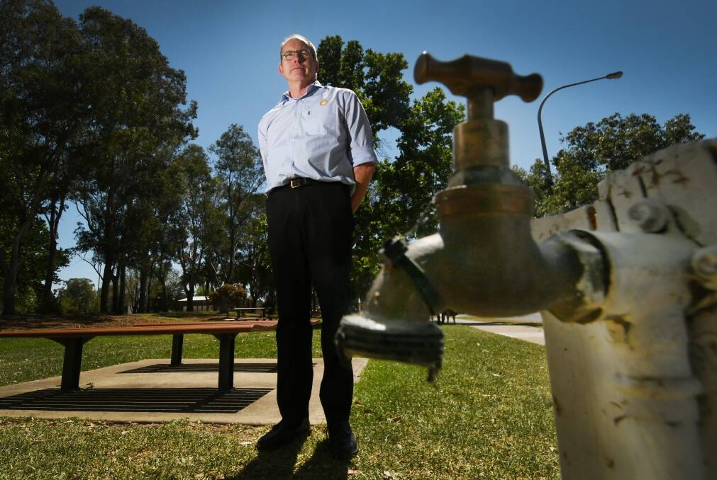 OUTRAGEOUS: Tamworth Regional Council water and waste director Bruce Logan. Photo: Gareth Gardner, file.