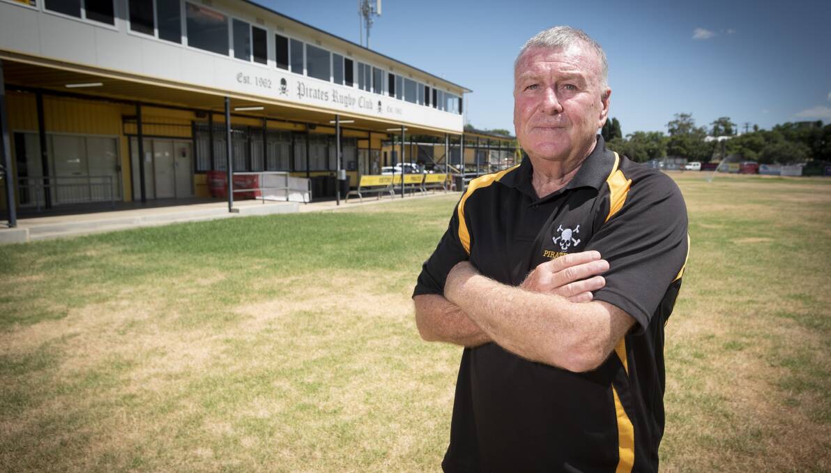 COSTLY MOVE: Tamworth Pirates Rugby Club president Mark Mark Gallienne is hopeful the campers will return in April. Photo: Peter Hardin