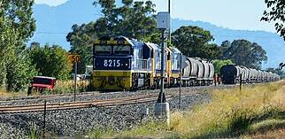 DERAILMENT: The Pacific National grain train that ran off the tracks in April 2016. PHoto: Australian Transport Safety Bureau