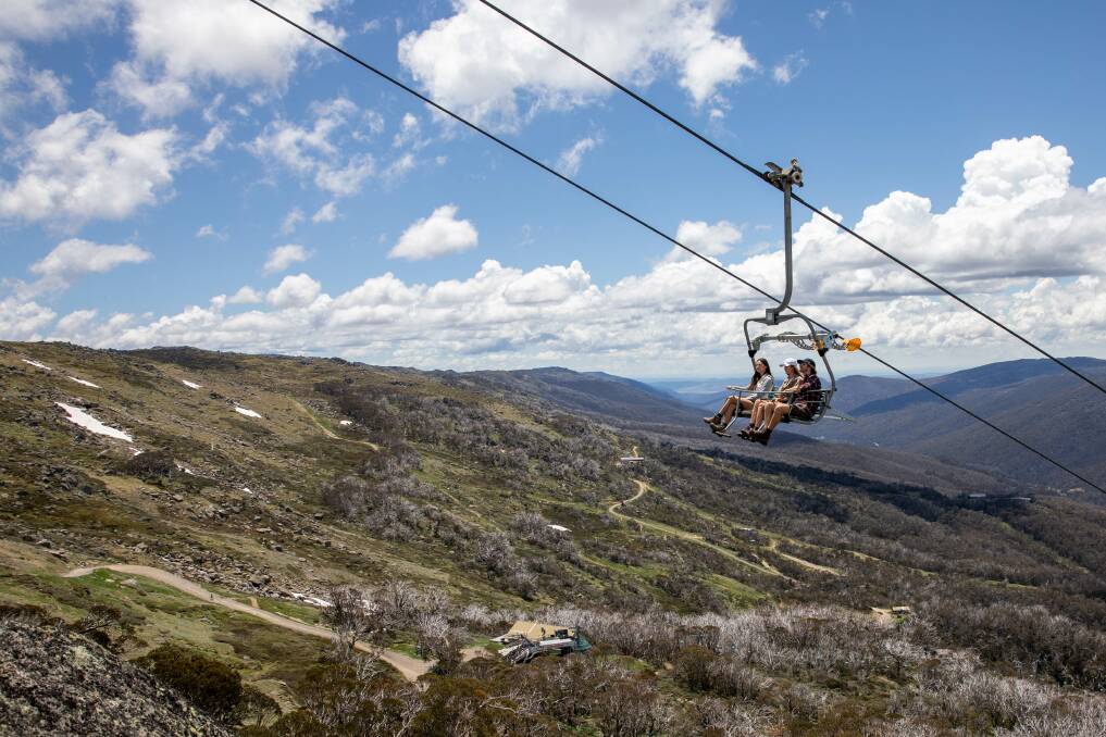 The Kosciuszko Chairlift will take you to the start of the Mt Kosciuszko Hike. Picture Thredbo Resort