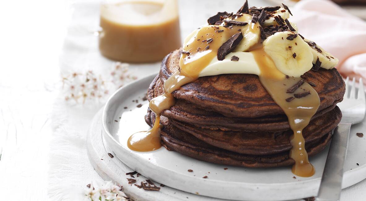 Chocolate pancakes. PIcture: Supplied