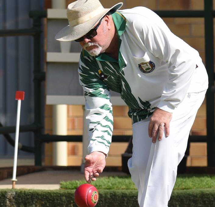 Big day: Willow Tree president Peter Wilkinson was delighted with the support of his club's Triples event at West Tamworth. Photo: Gareth Gardner 120217GGA10