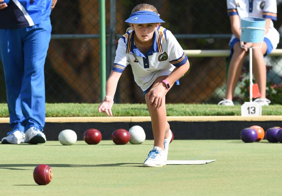 Rising star: West Tamworth young gun Zoe Stewart made her mark against a number of older and more experienced bowlers. Photo: Gareth Gardner 120217GGA01