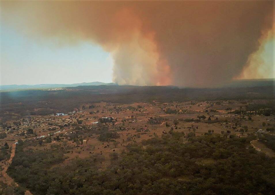 Fire fighters protected 375 houses and 333 outbuildings from the blaze. Photo: RFS.