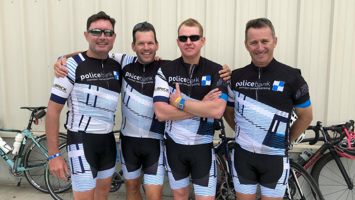 Officers from Inverell and Tamworth took on the 2018 Remembrance Bicycle Ride.