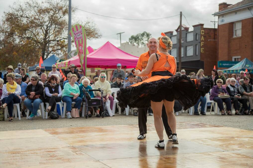 The orange festival continues to pull a crowd, even in the drought. Photos: Adam Marshall