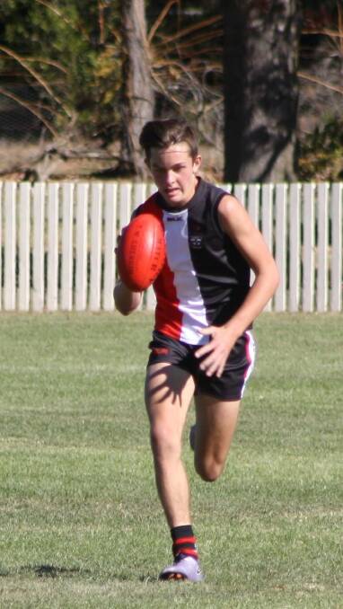 YOUNG GUN: Fifteen-year-old Marli Gobbert kicked nine goals against Narrabri and 11 goals against Tamworth the week before. Photo: Supplied