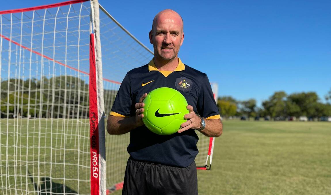 Andy Cygan will remain involved with Gunnedah FC this year, but in a much-reduced capacity as he joins the coaching staff of Moore Creek. Picture by Zac Lowe.