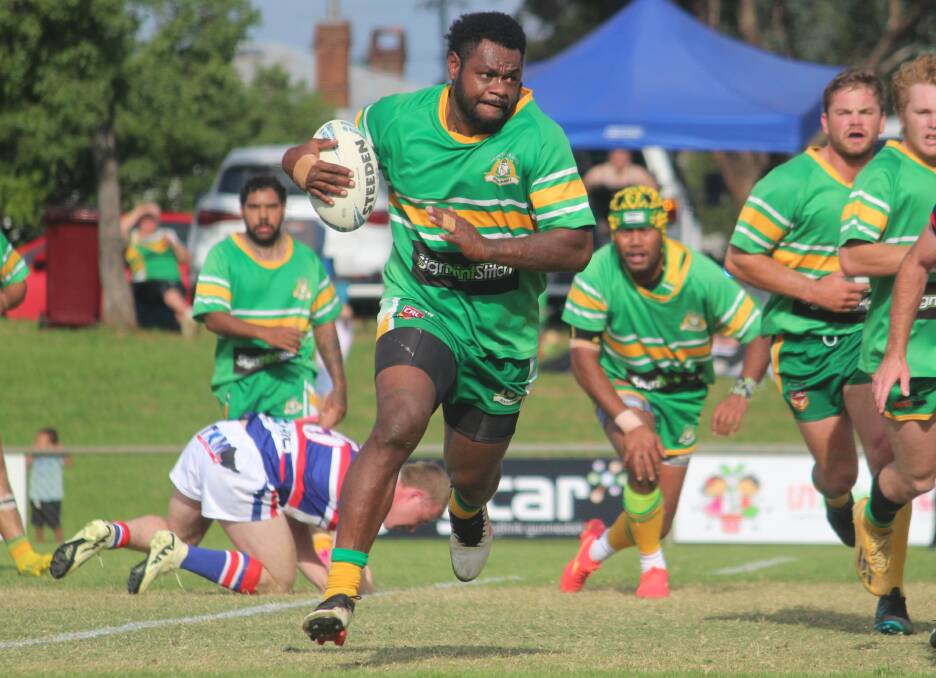 The Boggabri Kangaroos were the better side on the day, despite a number of errors from both teams. Picture by Zac Lowe.