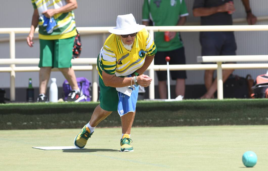 On the green: Hundreds of high-quality bowlers are expected to appear at the South Tamworth Bowling Club in the coming days. Photo: Gareth Gardner. 