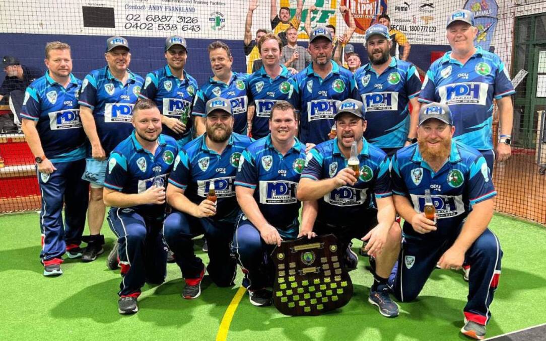 Everyone in: The Oxley Cods came in to the state championships with low expectations, and walked away with a title after a dominant performance in the final. Photo: Supplied.