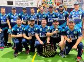 Everyone in: The Oxley Cods came in to the state championships with low expectations, and walked away with a title after a dominant performance in the final. Photo: Supplied.