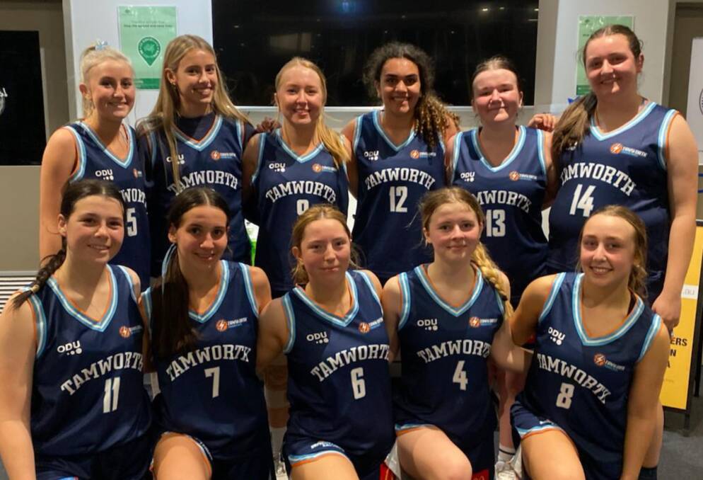 Last hurrah: A number of the under 18s Tamworth women played their last age group grand final over the weekend. Photo: Tamworth Basketball Association Facebook.