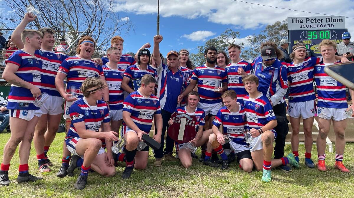 The Gunnedah Bulldogs Under 18s came out on top against the Farrer-North Tamworth outfit in a hotly-contested final today. Picture by Mark Bode.