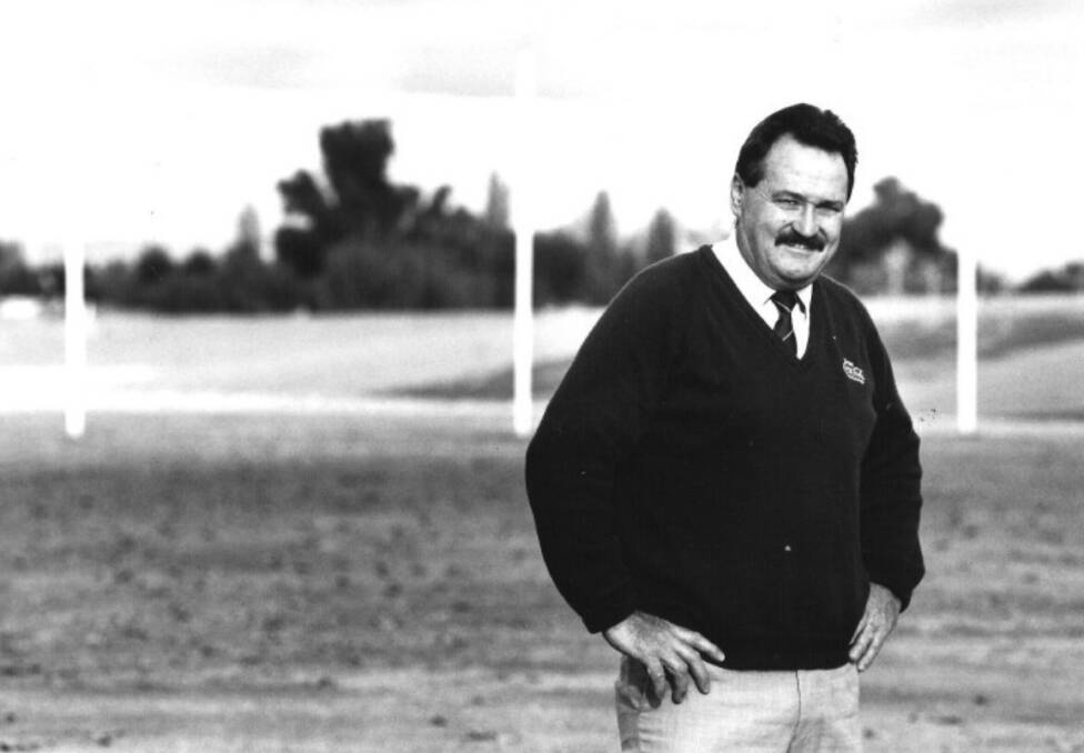 Lenton in a photo dated from May 16, 1991 - towards the end of his coaching career with the Bulldogs. Picture by Northern Daily Leader.