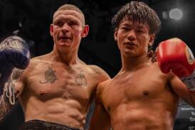 Wade Ryan and Takeshi Inoue fought to an incredible draw in Japan last week. Picture by Bridget Bartlett Photography.