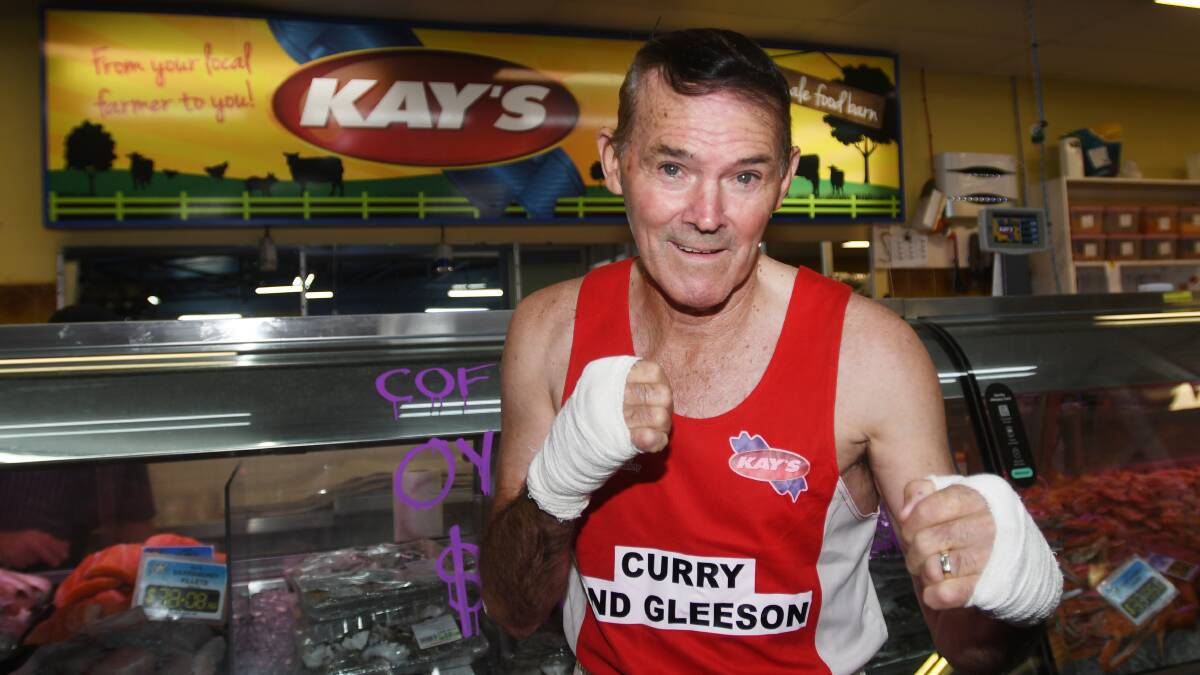 Working to fight: Wayne Hall has worked as a butcher at Kays Wholesale Meats for 11 years, and continues to do so to support his boxing career. Photo: Gareth Gardner. 