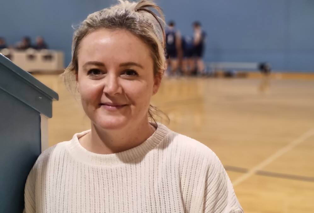 Amy Gambrill is all smiles after her last home game for the Tamworth Thunderbolts on Saturday night. She has confirmed this will be her last season after 15 years with the association. Picture by Zac Lowe.