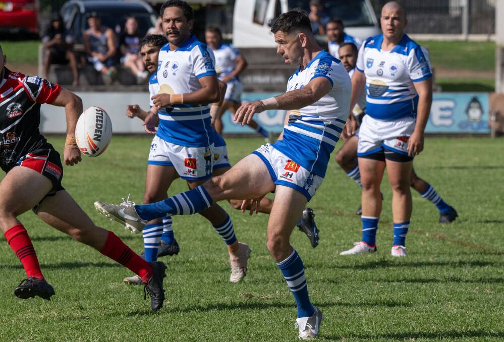 Moree Boars captain-coach Mick Watton (seen here during their clash against the North Tamworth Bears in round two) placed his faith in Tighe in 2023 and gave the young man a promotion to first grade. Picture by Peter Hardin.