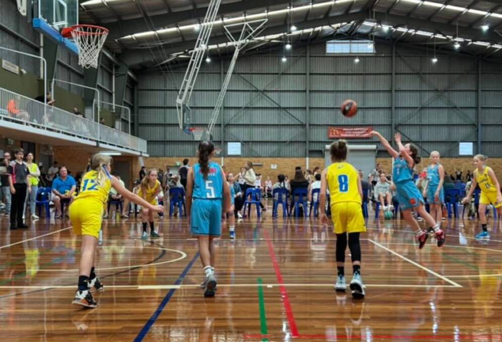 Big shot: The Under 12 Girls stood out for Tamworth with three wins from four games in Port Macquarie over the weekend. Photo: Tamworth Basketball Association Facebook.