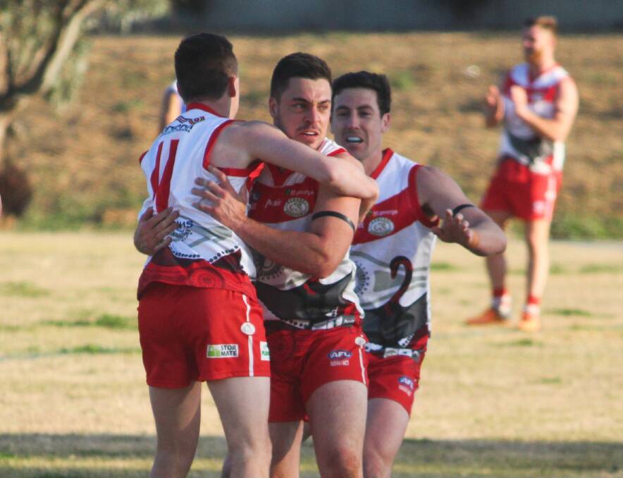 Swans co-coach Josh Jones said the team has worked hard to earn their minor premiership, but the real focus is the grand final. Picture by Zac Lowe.