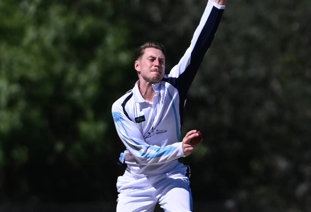 George Wilson has been one of South Tamworth's best with ball and bat this year. Picture by Gareth Gardner.