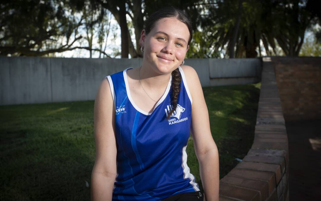 Ruby Spark's greatest strength, according to Tamworth Kangaroos coach Shannon Campbell, is her ability to learn. Picture by Peter Hardin. 