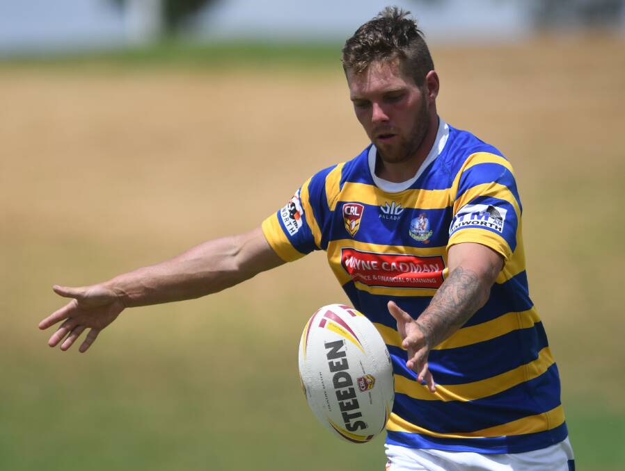 Ready to roar: Manilla's Mitch Doring was named in the halves in the Greater Northern Tigers squad for next month's Country Championships. Doring will captain-coach Manilla this season. Photo: Gareth Gardner
