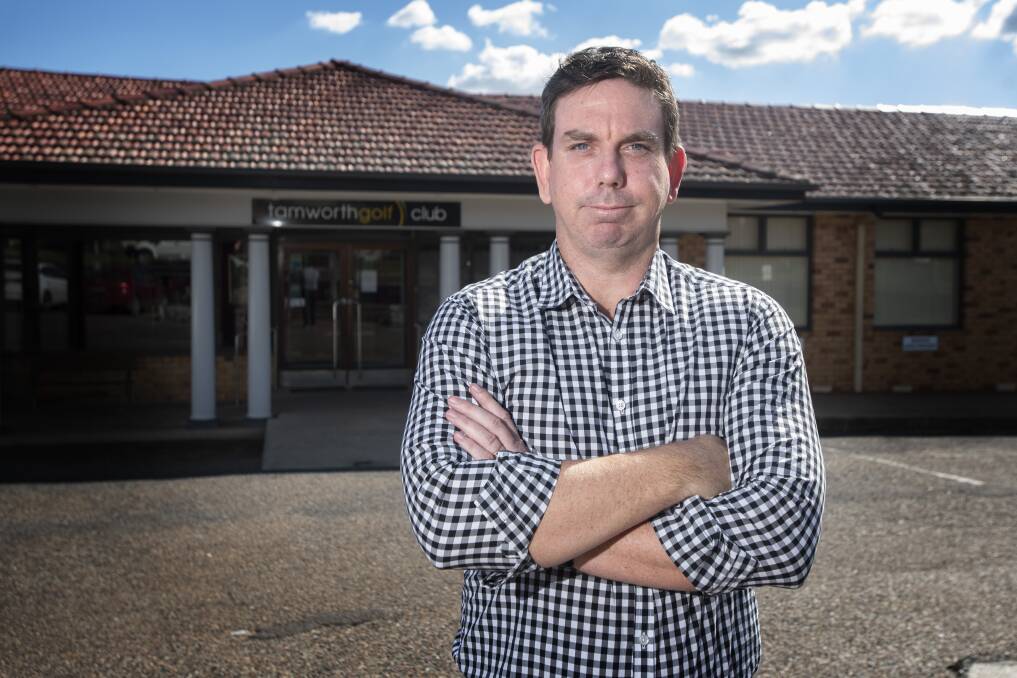 Rough times: Tamworth Golf Club CEO Andrew Graham said it's the first time in the club's history it has had to shut it's doors. Photo: Peter Hardin