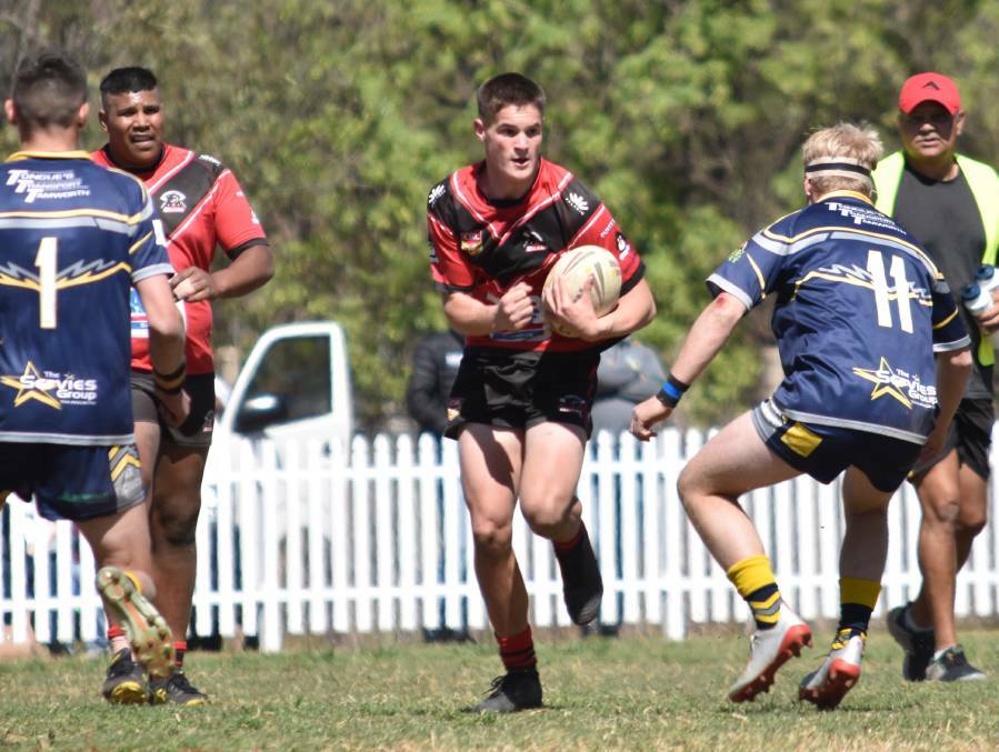 New den: North Tamworth Bears lock Kobe Bone is a step closer to realising his NRL dream after being selected in the North Sydney Bears SG Ball summer training squad. 