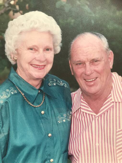 Double act: Small with late wife Lois. Photo: Supplied