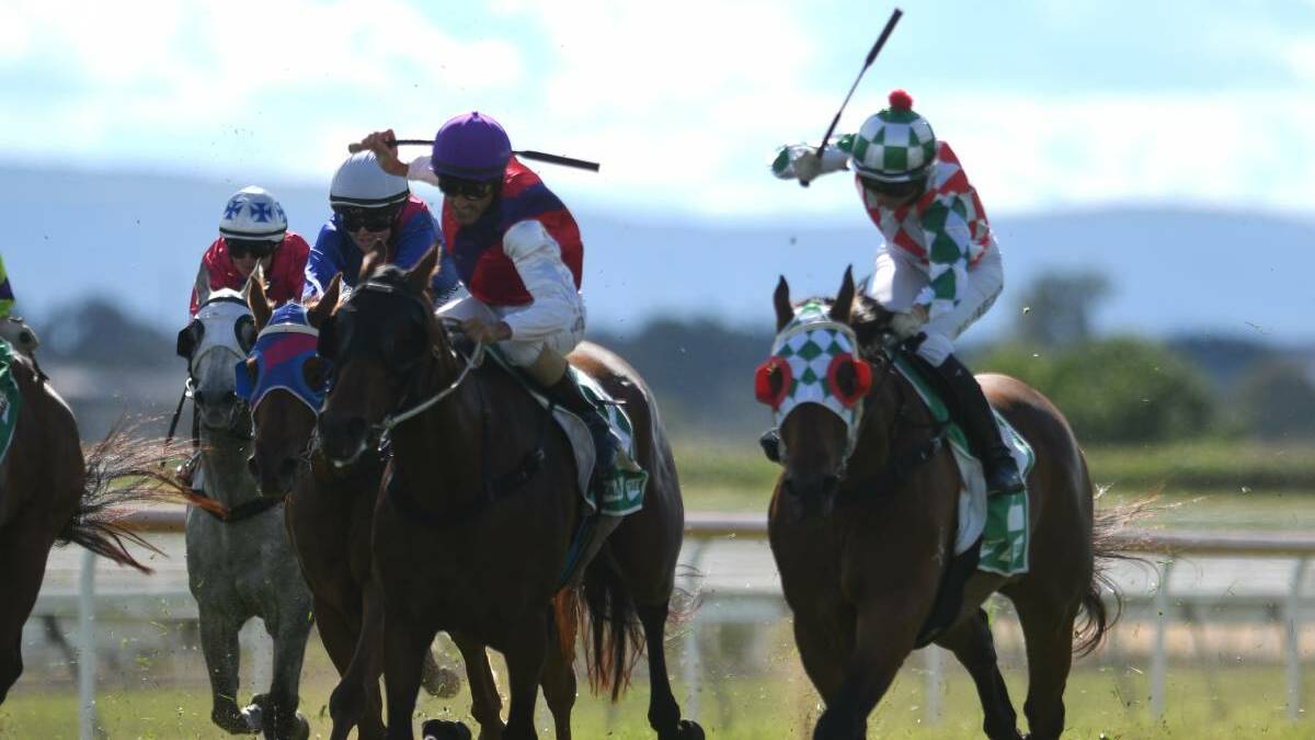 Exciting opportunity: The Troy O'Neile-trained Beckford (outside) could be off to The Big Dance with last year's Armidale Cup confirmed as one of the eligible races for the new $2 million race. Photo: Ben Jaffrey