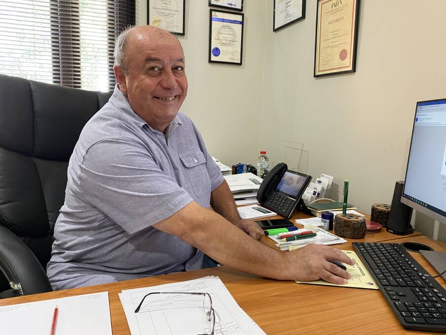 Hopeful: Group 4 chairman Terry Psarakis and his board are hopeful the Tamworth lockdown will finish next Monday and allow them to play Sunday's postponed games on August 21.