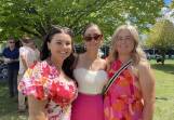 Walcha locals Jordyn Hoy, Nicola Hoy and Natasha Foster looking resplendent at the 2023 Walcha Cup. The biggest day on the town's social calendar, the 2024 edition will take place on Friday.