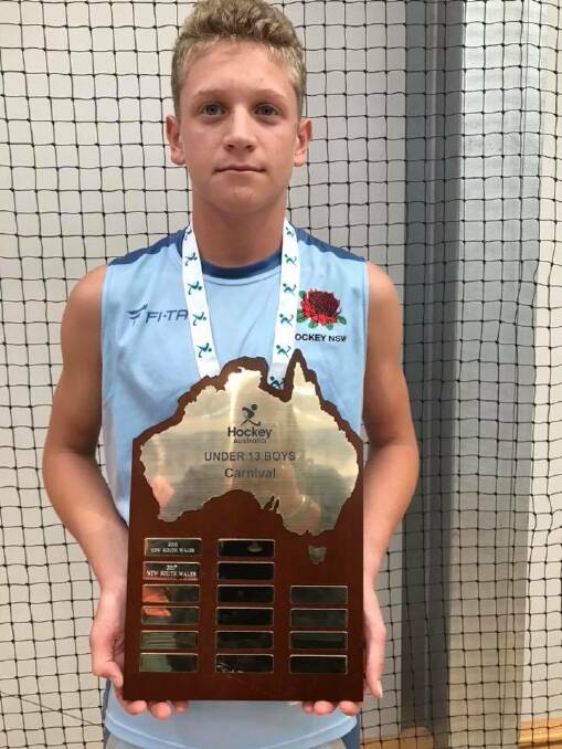 STARRING ROLE: Armidale's Tyler McCann was the tournament's equal top goalscorer as NSW's under-13 boys side won gold.
