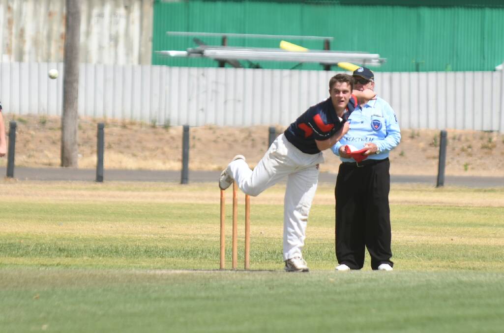Allround effort: Cotter Litchfield made a big contribution with both bat and ball during the under-18s Pathways Challenge.