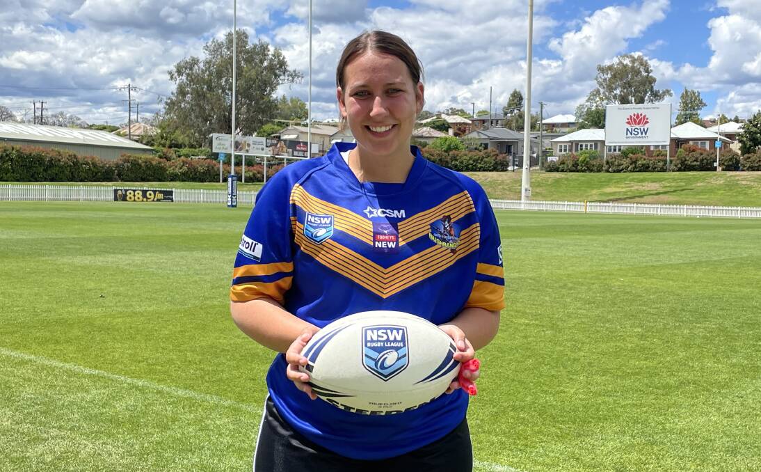 Sophie Magann is one of a number of players giving rugby league a try for the first time through the Northern Tigers' ladies tackle competition.
