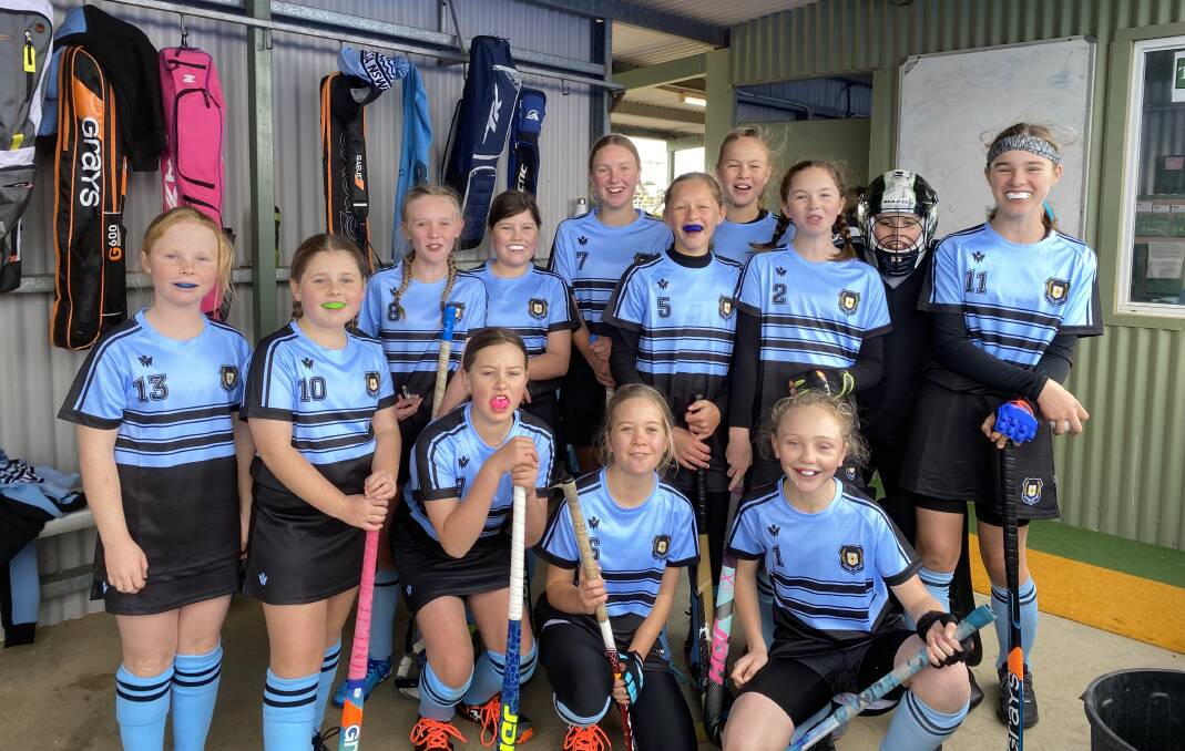 Having a ball: The North West girls played some great hockey.