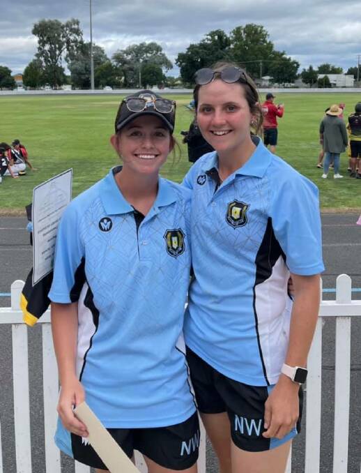 Talented twosome: Deni Baker (left) and Claire McGuirk (right) will represent CHS at next month's NSW All Schools Championships.