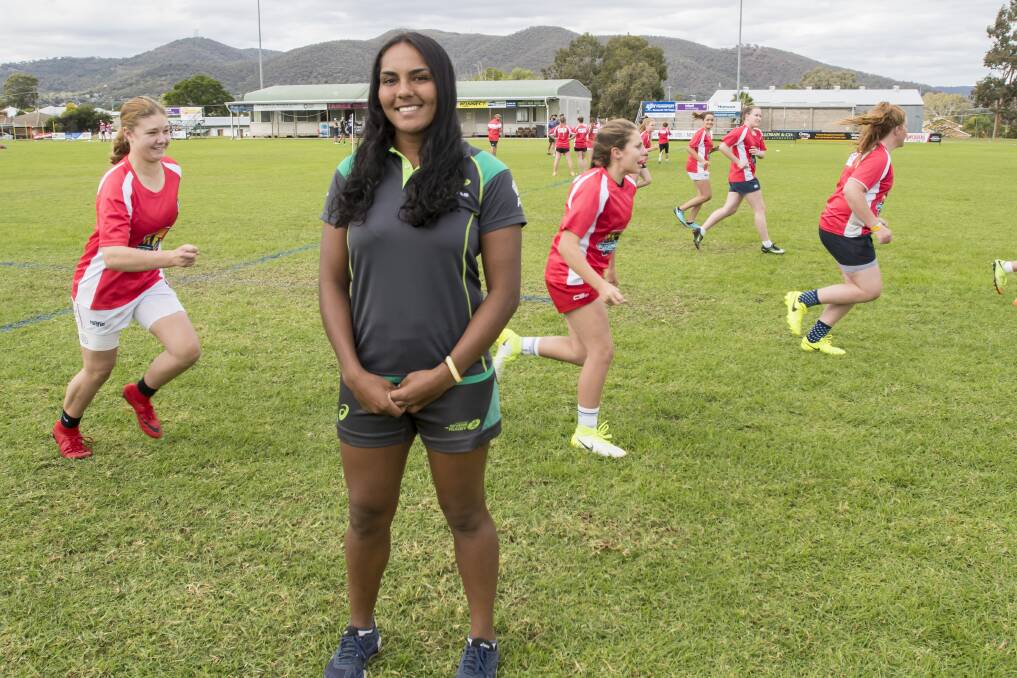 Star power: Mahalia Murphy helped the Central North under-15 and under-17 and open boys sides fine tune for this weekend's Country Championships on the Central Coast. Photo: Peter Hardin