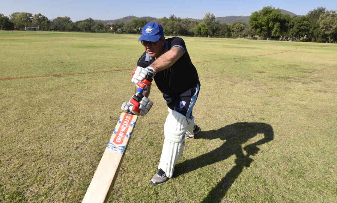 Huge honour: Chriss Crowell will captain the Northern NSW side against the touring England over-60s in Tamworth on Saturday.