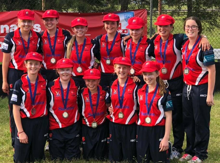 All smiles: Central North under-15s girls assistant coach Peter Graham said it was a really good team performance from the side as they finished runners-up.