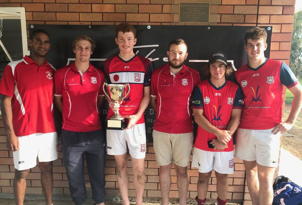 Victors: OVA won the annual Phyllis Grant Memorial six-a-side tournament at Gunnedah on Sunday.