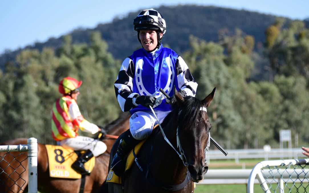 Goldstream, pictured here after winning the Wellington Cup in April, is set to start top weight in Wednesday's $37,000 XXXX Gold 2020 Inverell Cup. Photo: Amy McIntyre