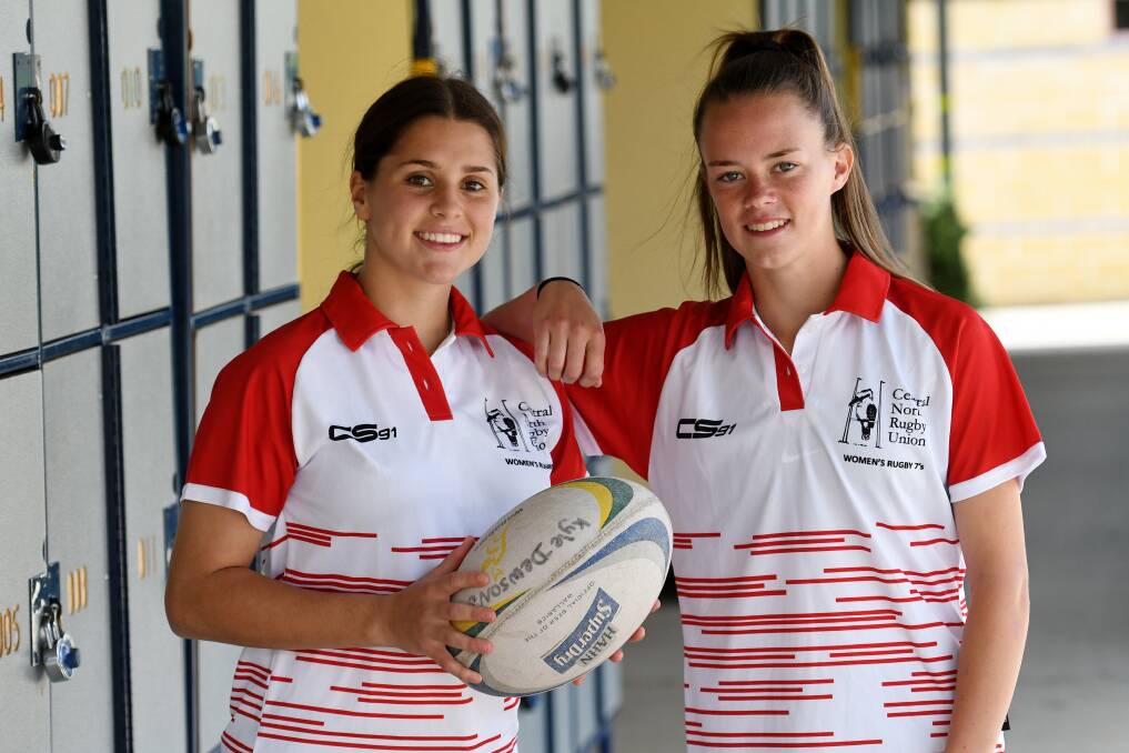 Selection coup: Miah O'Sullivan and Phoebe McLoughlin are in line to represent their state. Photo: Gareth Gardner