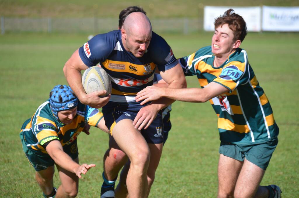 Welcome return: After what has been a testing time Arnidale coach Luke Stephen said it has been "a good relief" to get back on the training paddock and starting to work towards getting back on the field.