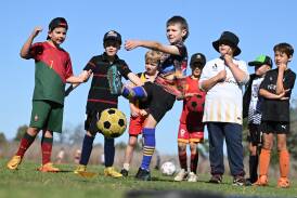 Fun, fitness and making friends the recipe for holiday football camp