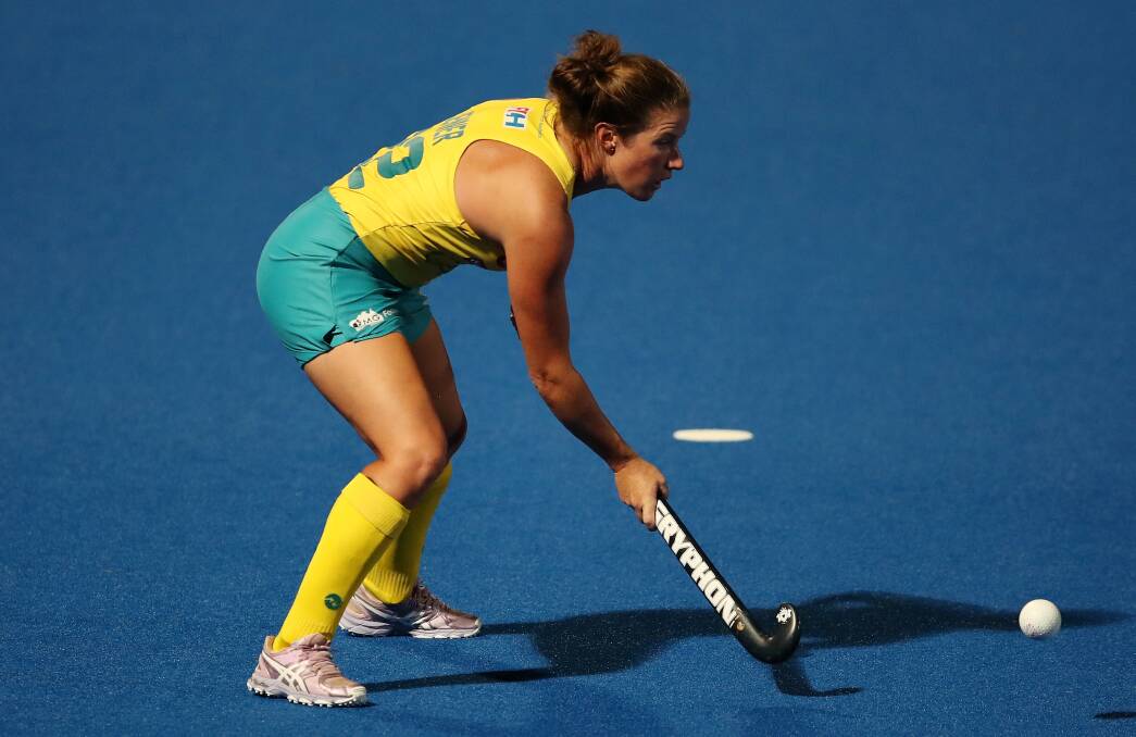 Kate Jenner helped the Hockeyroos to a 3-1 win in their final Tokyo hit-out. Photo: Hockey Australia